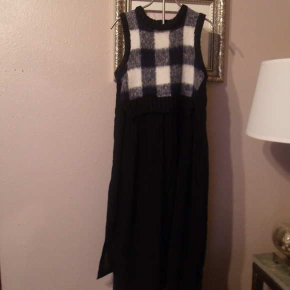 Sea New York Dresses & Skirts - Sea New York Cashmere Blend Black/White  Dress